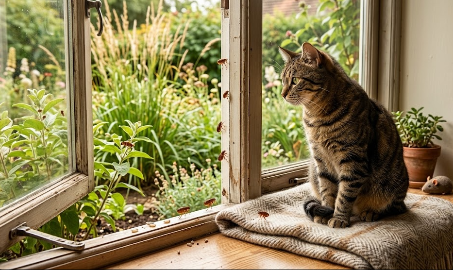 Ev Kedisinde Pire Neden Olur?