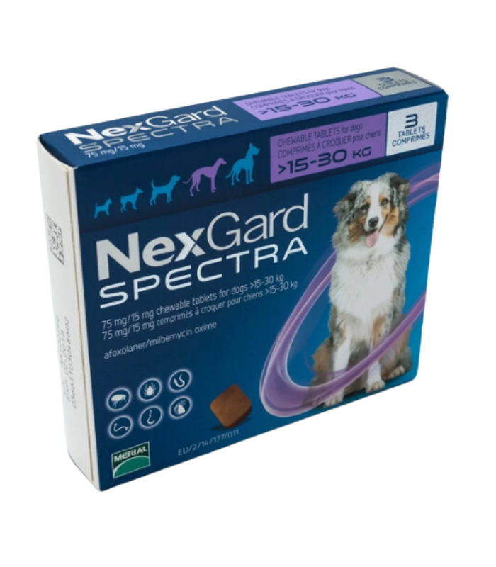 Nexgard Spectra (15-30 kg) Köpekler İçin 1 Kutu SKT: 11/2026