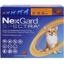 Nexgard Spectra 1.5 - 3.5 kg Köpekler için