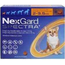 Nexgard Spectra 1.5 - 3.5 kg Köpekler için