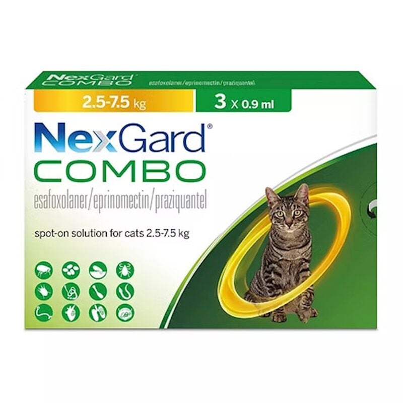 NexGard COMBO Kedi 2.5-7.5 kg 2 kutu